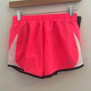 Nike Dry-Fit Girls Running Shorts Pink Volt